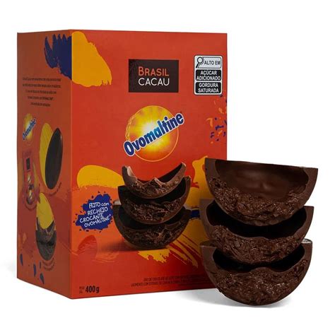 Ovo Chocolate Trufado Ovomaltine 400g Brasil Cacau Shopee Brasil