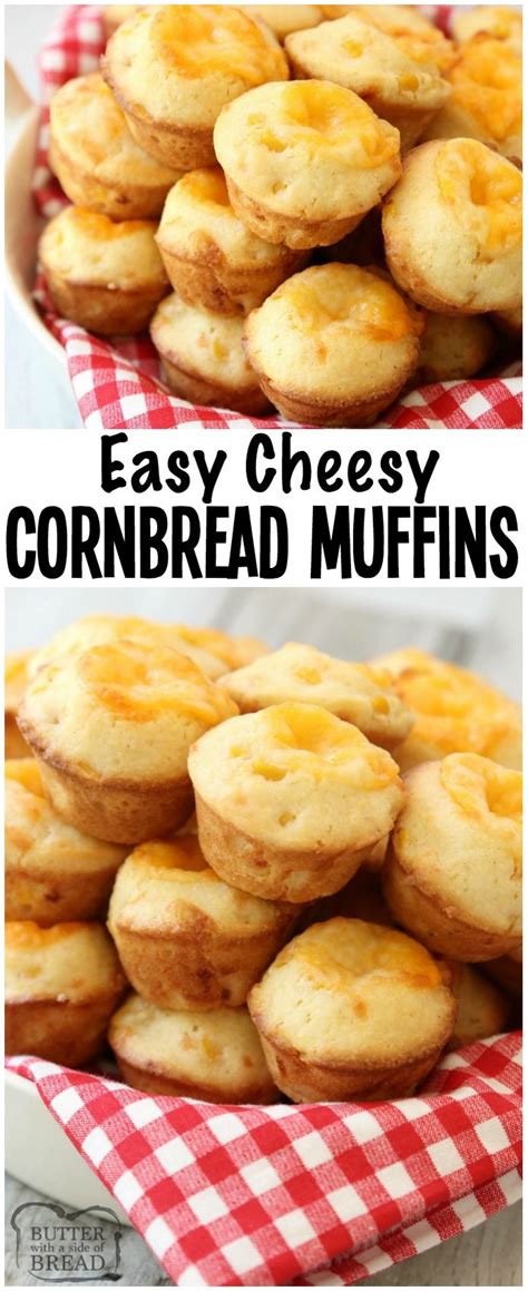 Cheesy Cornbread Muffins Are Delicate Flavorful Honey Cornbread With A