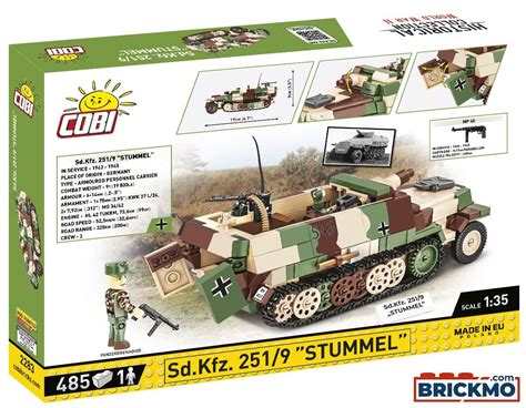 Cobi Historical Collection World War II 2283 Sd Kfz 251 9 Stummel 2283