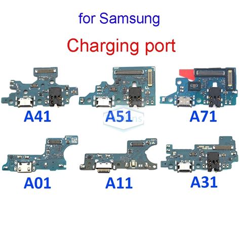 Charging Board Port Flex With Fast Charging Ic For Samsung Galaxy A01