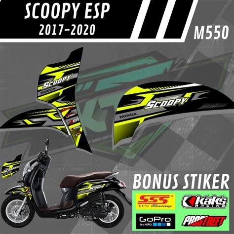 Jual Lis Stiker Striping Motor Honda Scoopy M550 List Sticker Aksesoris