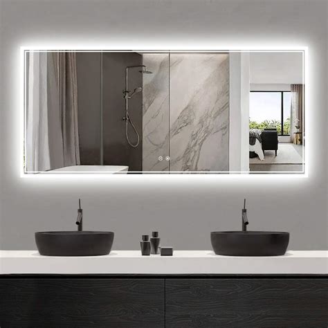 Buy Tokeshimi X Inch Led Bathroom Mirror Lighted Vanity Mirror