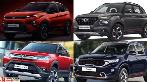 2023 Tata Nexon Facelift Vs Hyundai Venue Vs Maruti Suzuki Brezza Vs