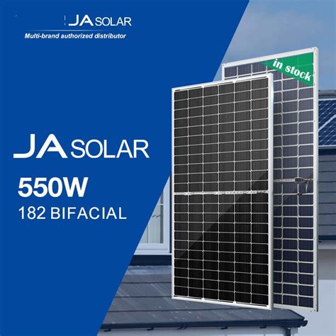 JA Solar Panel Double Glass Solar Panel Bifacial 540W 535W 530W 545W