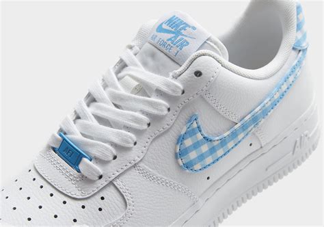 Nike Air Force 1 Low Blue Gingham Dz2784 100 Release Date Sneakerfiles