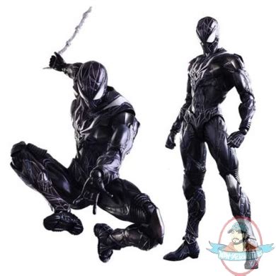 Marvel Universe Spider Man Black Variant Play Arts Kai Square Enix