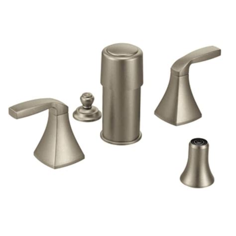 Moen Voss Brushed Nickel Vertical Spray Bidet Faucet Trim Kit At