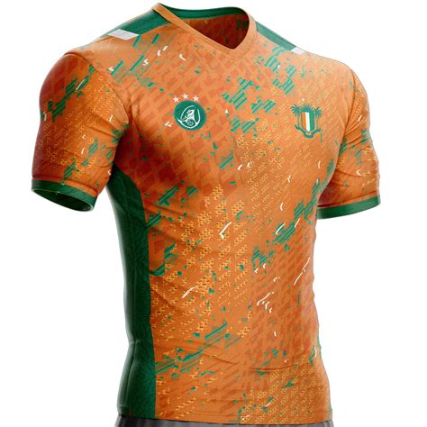 Maillot Cote D Ivoire Football Ci Pour Supporter