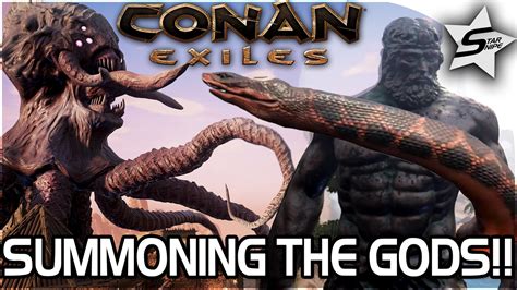 Conan Exiles Gameplay Summoning The Gods Avatars Summoning Yog