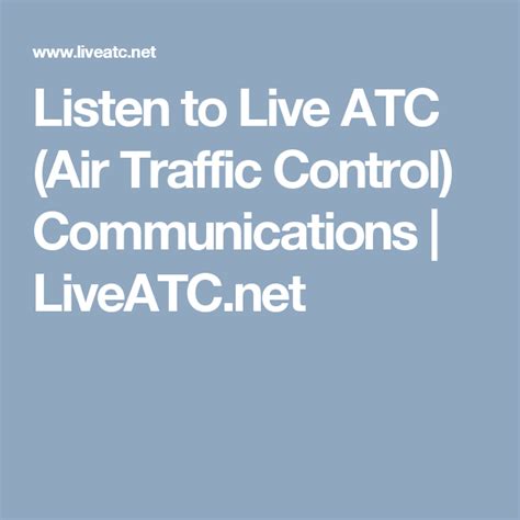 Unpacking The Mystery Is Listening To Air Traffic Controlillegal