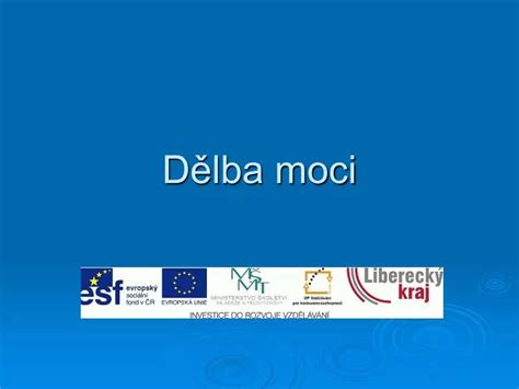 PPT Dělba moci PowerPoint Presentation free download ID 3907247