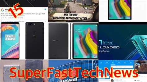 SuperFastTechNews 15 PUBG Mobile Google Pixel 4 Vivo Z1 Pro Huawei