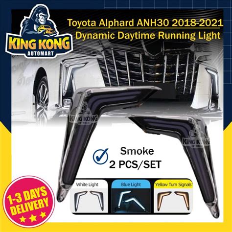 Toyota Alphard 2018 2019 2020 2021 2022 Front Led Drl Daylight Lamp 3