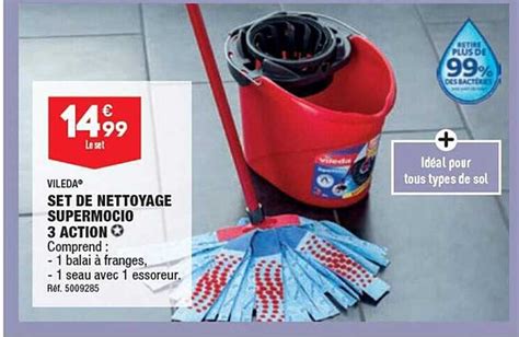 Promo Set De Nettoyage Supermocio Vileda Chez Aldi Icatalogue Fr