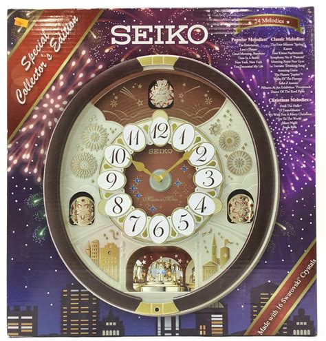 Lot Seiko Melodies In Motion Wall Clock Qxm574br