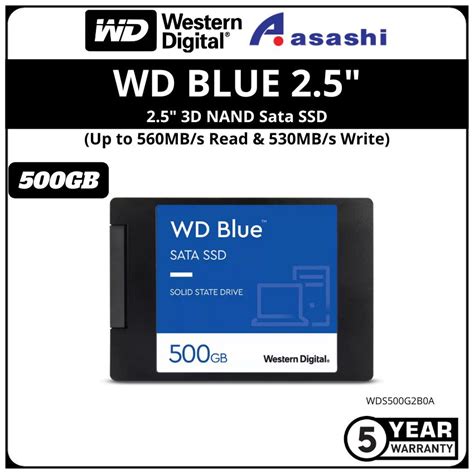 Western Digital WD Blue 250GB 500GB 1TB M2 Internal 3D Nand Sata