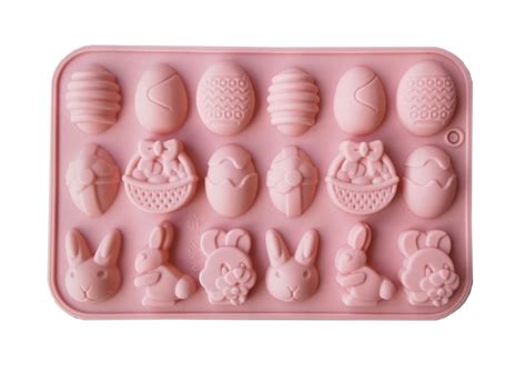 Easter Bunny Silicone Mold Resin Clay Soap Baking Cake Decorating Tool Chocolate Ice Cube