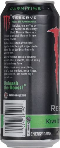 Monster® Reserve Kiwi Strawberry Energy Drink Can, 16 fl oz - Pick ‘n Save