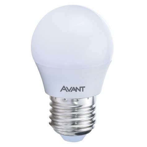 1 Lâmpada LED Bolinha Leitosa 4w E27 6500K Branca Fria Avant