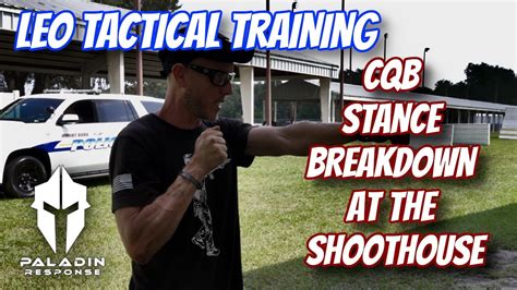 Leo Tactical Training Cqb Stance Breakdown At The Lake County