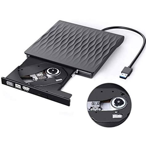 Unidad Externa Cd Dvd Linyy Usb 30 Portátil Negro