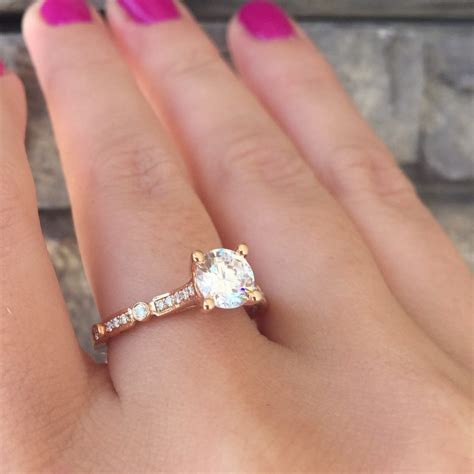 Rose Gold Engagement Rings Tacori