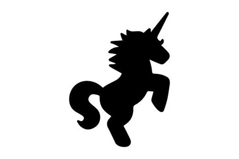 Unicorn Silhouette Svg Cut File By Creative Fabrica Crafts · Creative