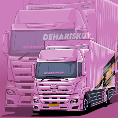 Vektor truk ghina di 2025 | Truk, Mobil, Kendaraan