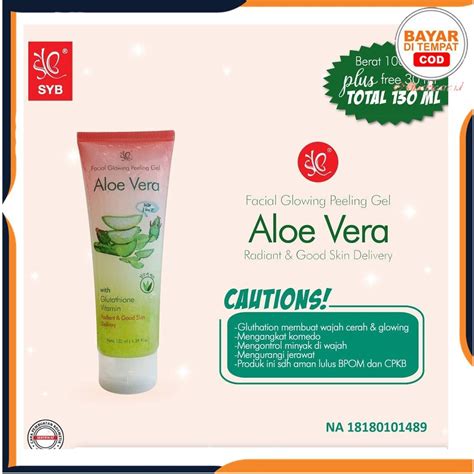 Jual Nita Skincare FACIAL GLOWING PEELING GEL ALOE VERA BY SYB Tube