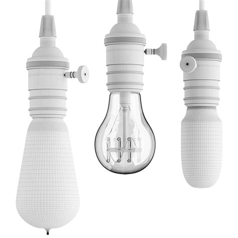 Edison | Hanging Lamp - 3D Model for Corona