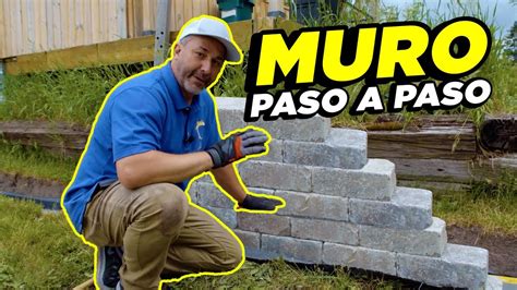 Cómo construir un muro de contención YouTube