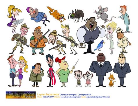 The Ricky Gervais Show Designs Cartoon Character Design Character