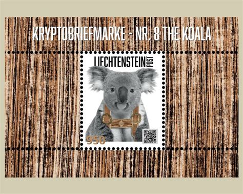 Crypto Stamp Liechtenstein Koala Postfrisch Orange Kaufen Auf Ricardo