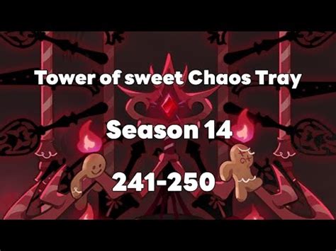 Cookie Run Kingdom Tower Of Sweet Chaos Tray Season