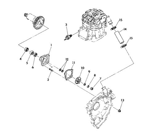 MOTEUR POMPE A EAU POUR EURO TRAIL BOSS 4X4 1992 Esprit POLARIS La