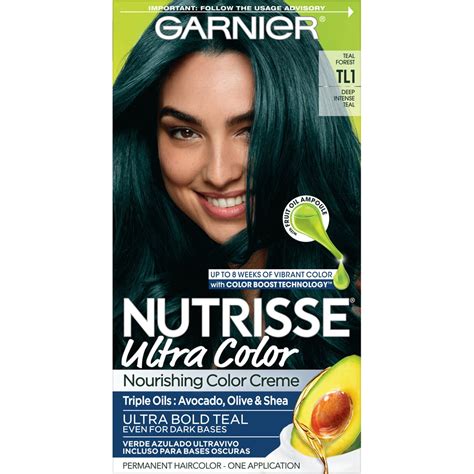 Garnier Nutrisse Ultra Color Nourishing Hair Color Creme Teal Forest