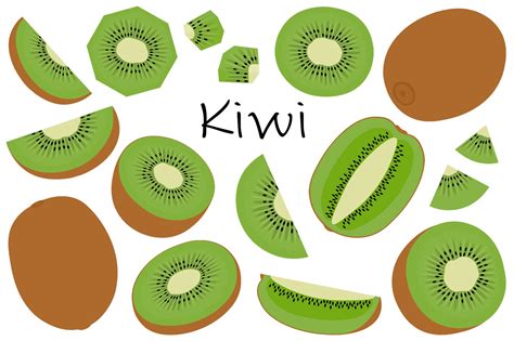 Im Genes Predise Adas Kiwis Vector Kiwi Frutas Kiwi Clipart Etsy