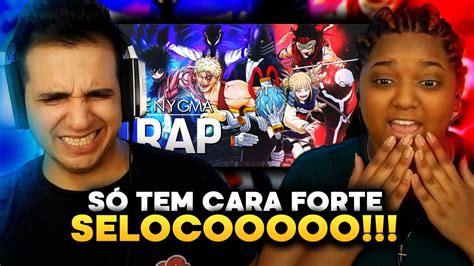 SELOCOOOOOO REAGINDO AO Rap da Liga dos Vilões Boku no Hero