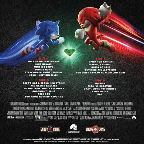 Sonic The Hedgehog 2 - Music From The Motion Picture 2xLP – Mondo