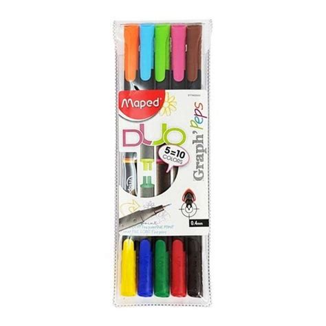 Caneta Fineliner Graph Peps Duo Maped