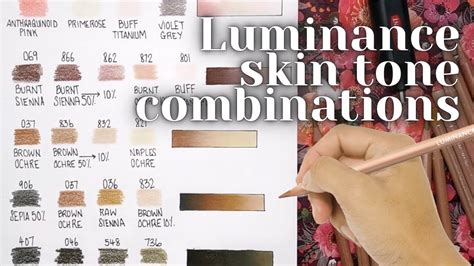 Caran Dache Luminance Colored Pencil Skin Tones Youtube