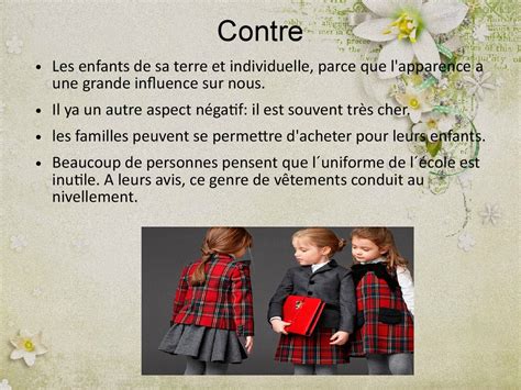 Uniforme Scolaire Online Presentation