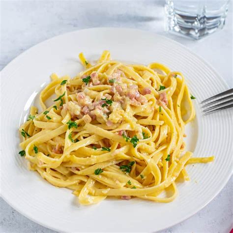 Fettuccine Carbonara With Pancetta Cooking With Mamma C