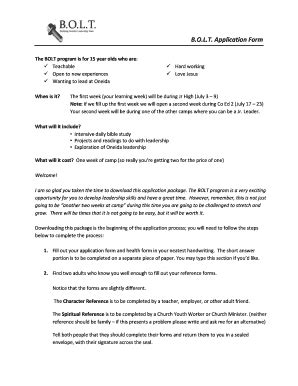 fillable  bolt application form bcamponeidabbcomb fax email