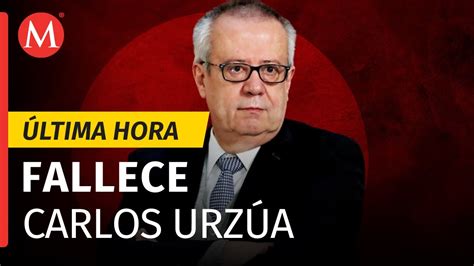 Muere Carlos Urzúa primer secretario de Hacienda en el sexenio de AMLO