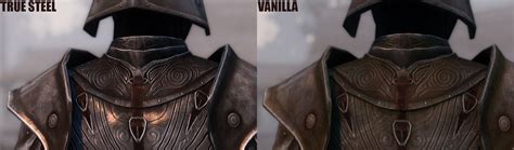 Steel Plate Armor Retexture Se True Steel Series At Skyrim Special