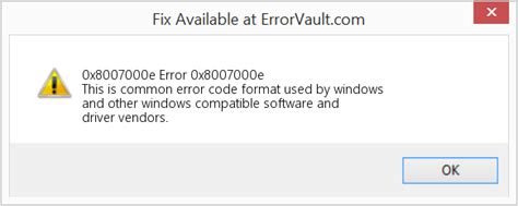 How to fix 0x8007000e (Error 0x8007000e) - This is common error code ...