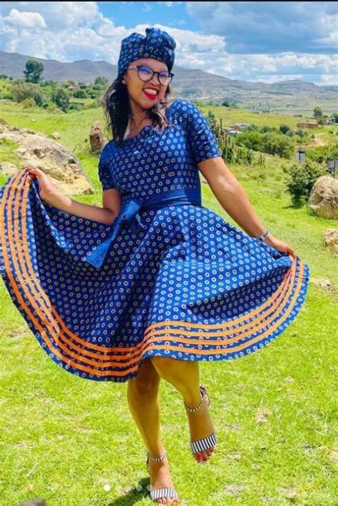 Stunning Shweshwe Dresses For Makoti 2023 For African Women S