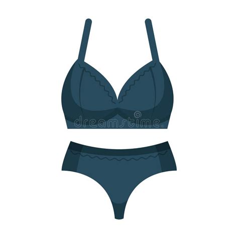 Two Piece Bikini Bathing Suit For Woman Elegant Swimsuit For Pool Or Travel Stock Vector