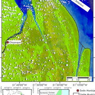 Mapa De Localiza O Do Munic Pio Do Oiapoque Amap Fonte SEMA AP